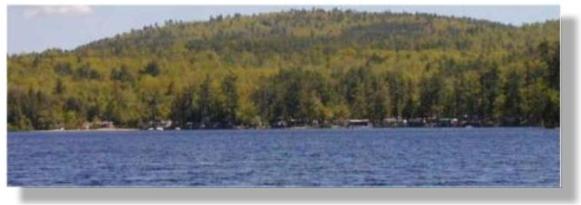 View From Across Keoka Lake